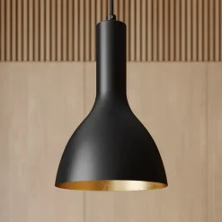 Arcchio hængelampe Cosmina, 1 lyskilde, sort, metal