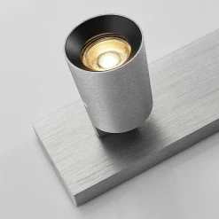 Arcchio Iavo-loftspot, kantet, alu, 3 lyskilder