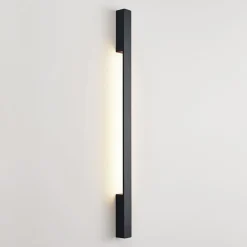 Arcchio Ivano LED-væglampe, 91 cm, sort