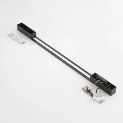 Arcchio Ivano LED-væglampe, 91 cm, sort