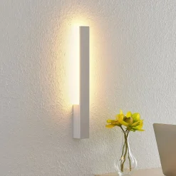 Arcchio Ivano LED-væglampe, 42,5 cm, hvid