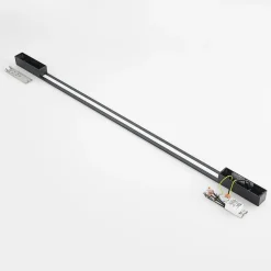 Arcchio Ivano LED-væglampe, 130 cm, sort