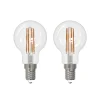 Arcchio LED glødepære E14 G45, sæt med 2, 3000 K