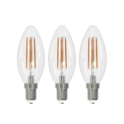Arcchio LED glødepære E14 stearinlys, sæt med 3, 3000 K