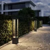 Arcchio LED pullert Lienna, 90 cm, grå, metal, IP65