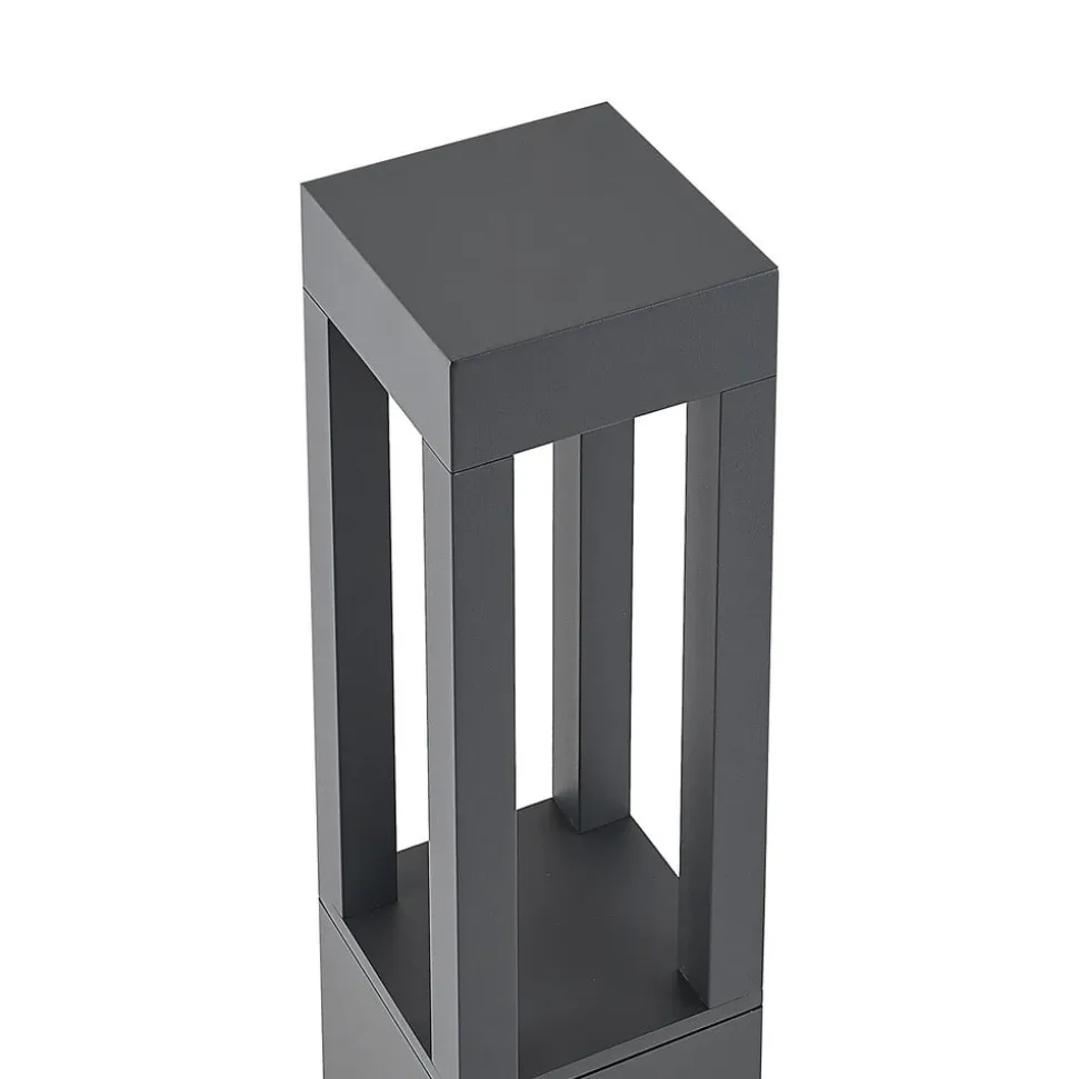 Arcchio LED pullert Lienna, 60 cm, grå, metal, IP65