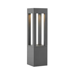 Arcchio LED pullert Lienna, 60 cm, grå, metal, IP65