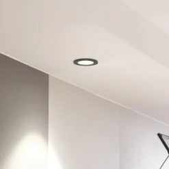 Arcchio LED-downlight Aryx, sort, 4.000K