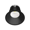 Arcchio LED-downlight Niria, sort, 2.700K