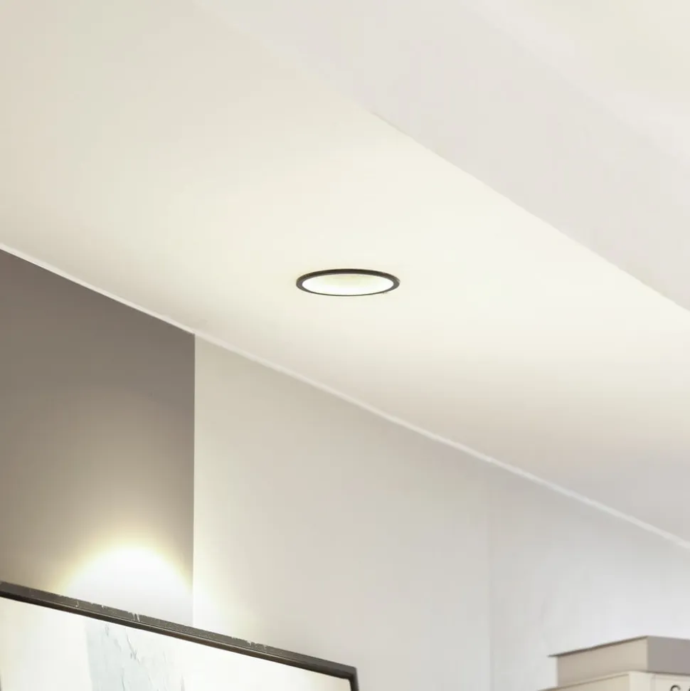 Arcchio LED-downlight Niria, sort, 3.000K