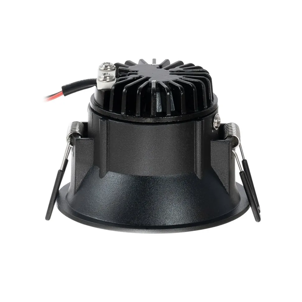 Arcchio LED-downlight Niria, sort, 3.000K