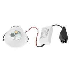 Arcchio LED-downlight Niria, hvid, 2.700K