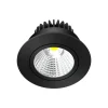 Arcchio LED-downlight Zarik, sort, 4.000K