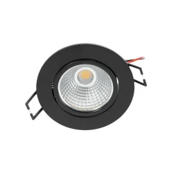 Arcchio LED-downlight Zarik, sort, 4.000K