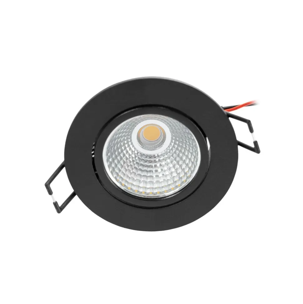Arcchio LED-downlight Zarik, sort, 4.000K