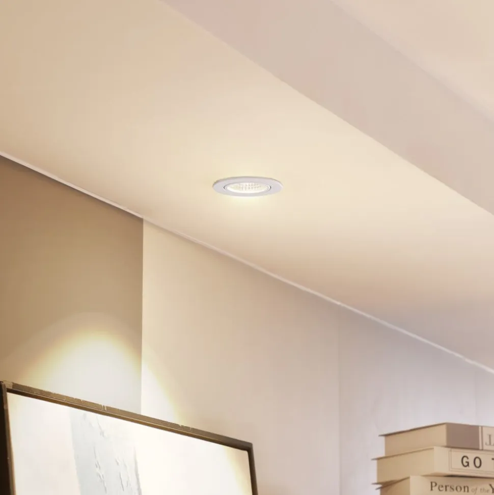 Arcchio LED-downlight Zarik, hvid, 2.700K