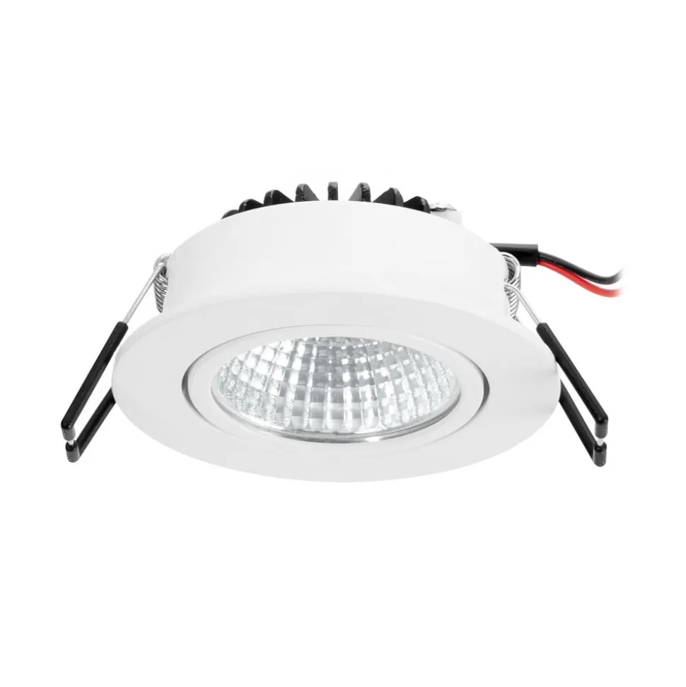 Arcchio LED-downlight Zarik, hvid, 2.700K