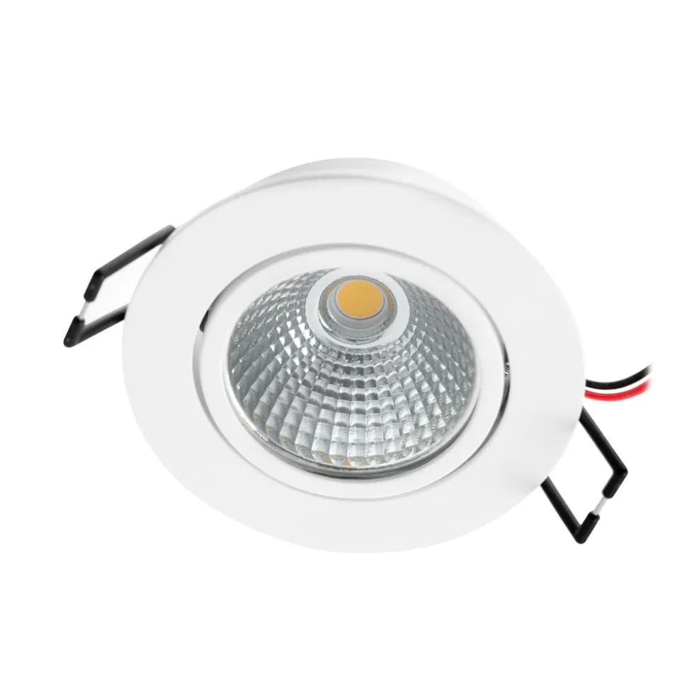 Arcchio LED-downlight Zarik, hvid, 2.700K