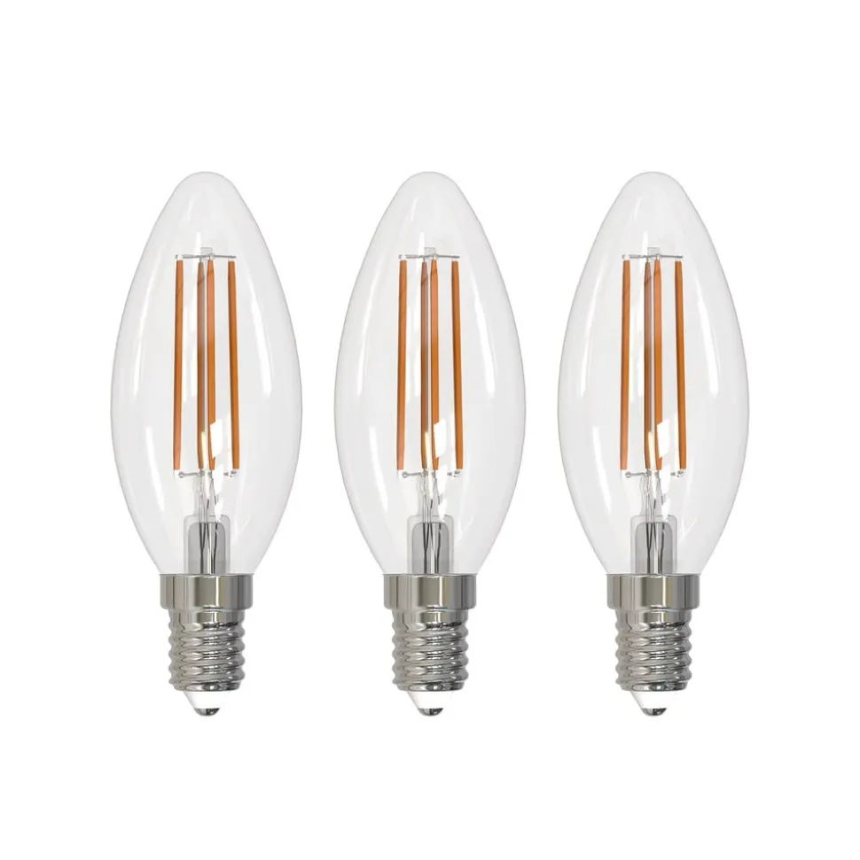 Arcchio LED-filamentpære E14 stearinlys, sæt med 3, 4000 K