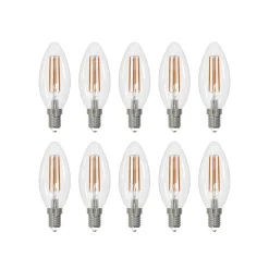 Arcchio LED-filamentpære E14 sæt med 10 lys, 2700 K