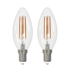 Arcchio LED-filamentpære E14 stearinlys, sæt med 2, 3000 K