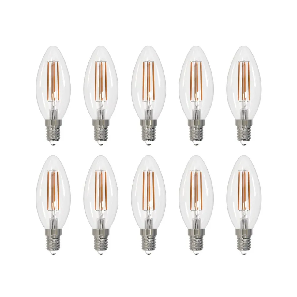 Arcchio LED-filamentpære E14 stearinlys sæt med 10, 4000 K