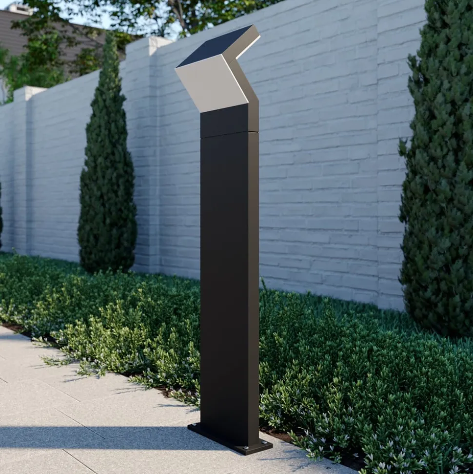 Arcchio LED-gadelampe Havin, antracit, metal, 100 cm