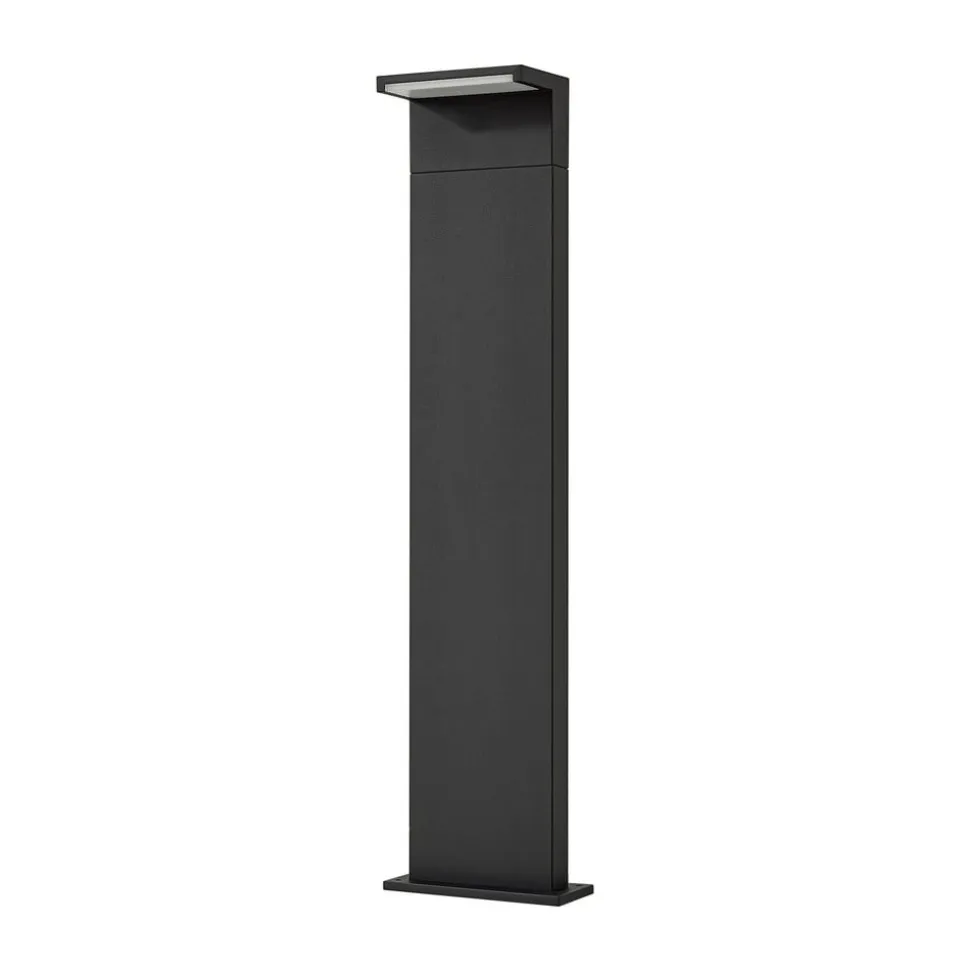 Arcchio LED-gadelampe Iberion, 90 cm, antracit, metal