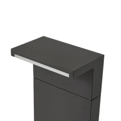 Arcchio LED-gadelampe Iberion, 90 cm, antracit, metal
