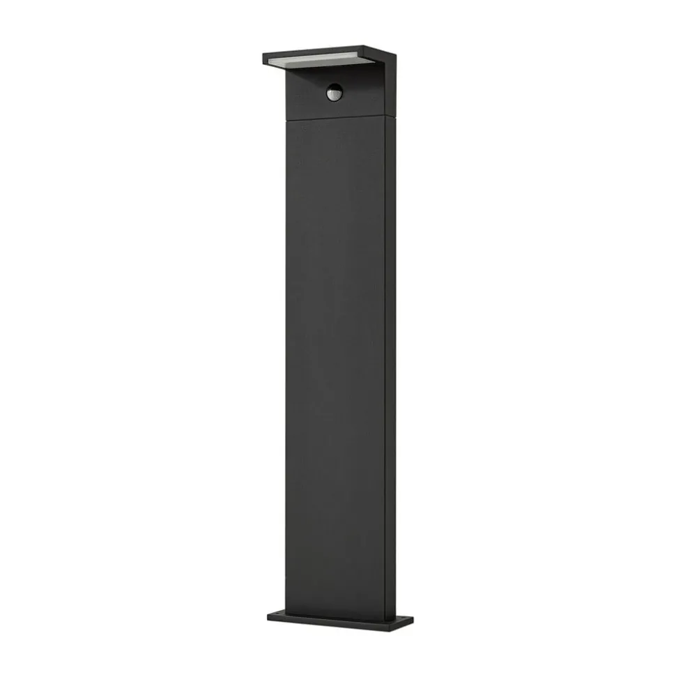 Arcchio LED-gadelampe Iberion, 90 cm, antracit, sensor