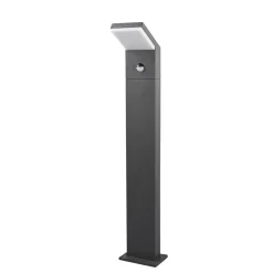 Arcchio LED-gadelampe Yolena, sensor, 100 cm, antracit
