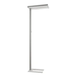 Arcchio LED-gulvlampe Logan Pro, sølv, sensor, dæmpbar