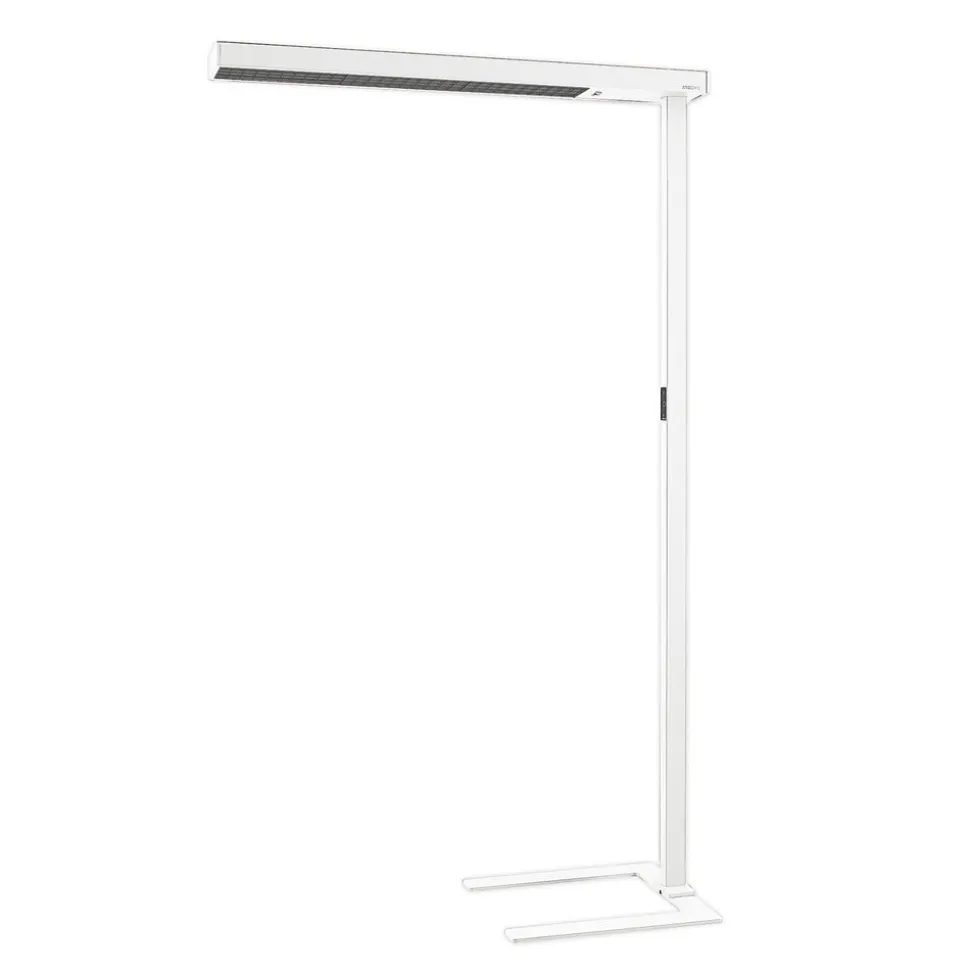 Arcchio LED-gulvlampe til kontor Susi, hvid, sensor, touchdæmper