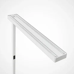 Arcchio LED-gulvlampe til kontor Susi, hvid, sensor, touchdæmper
