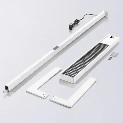 Arcchio LED-gulvlampe til kontor Susi, hvid, sensor, touchdæmper
