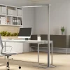 Arcchio LED-gulvlampe til kontor Susi, sølv, sensor, dæmper, CCT