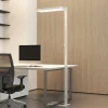 Arcchio LED-gulvlampe Timon, 195 cm, hvid, 54 W, aluminium