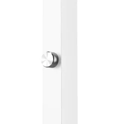 Arcchio LED-gulvlampe Timon, 195 cm, hvid, 54 W, aluminium