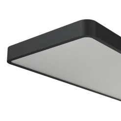 Arcchio LED-gulvlampe Timon, 54W, sort, højde 195 cm