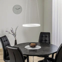 Arcchio LED-hængelampe Albiona, hvid, 1 ring, Ø 40 cm