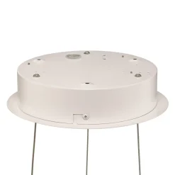 Arcchio LED-hængelampe Albiona, hvid, 1 ring, Ø 40 cm