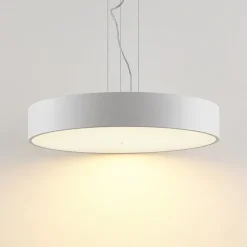 Arcchio LED-hængelampe Noabelle, Ø 60 cm, hvid, metal