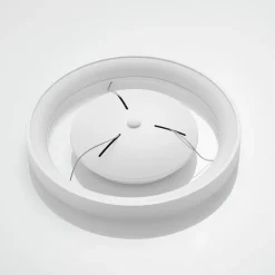 Arcchio LED-hængelampe Vivy, Ø 38 cm, hvid, metal