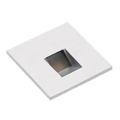 Arcchio LED-indbygningslampe Vexi, 7,5 cm x 7,5 cm, sølv, CCT