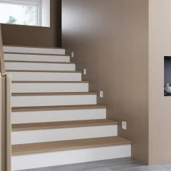 Arcchio LED-indbygningslampe Neru, 7 cm, hvid, kantet, sensor