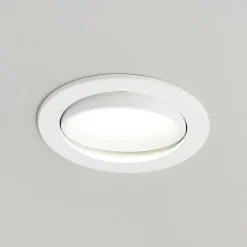 Arcchio LED-indbygningslampe Katerin, 10 cm, hvid, drejelig