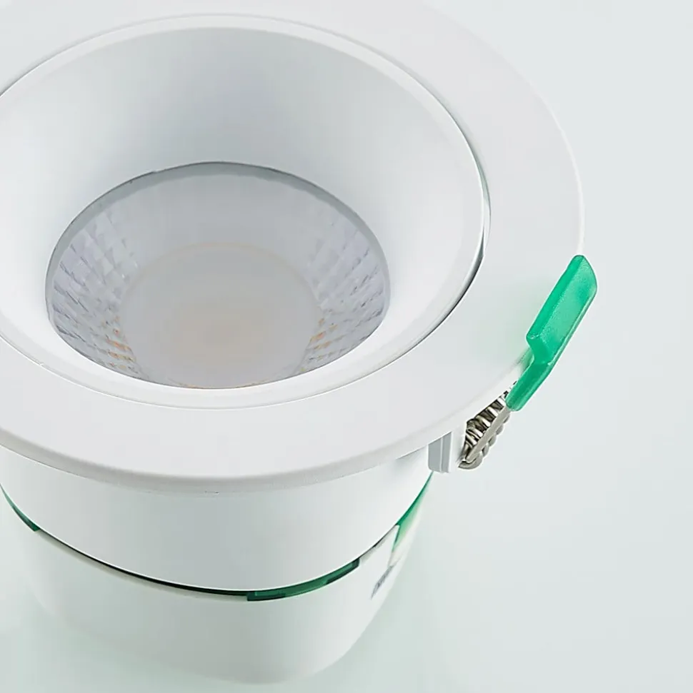 Arcchio LED-indbygningslampe Katerin, 10 cm, hvid, drejelig