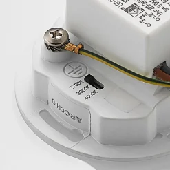 Arcchio LED-indbygningslampe Vexi, 7,5 cm x 7,5 cm, hvid, CCT