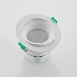 Arcchio LED-indbygningslampe Katerin, hvid, drejelig, 2-pak