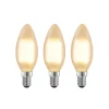 Arcchio LED-kertepære E14, 4 W, 2.700 K, dæmpbar, sæt med 3 stk